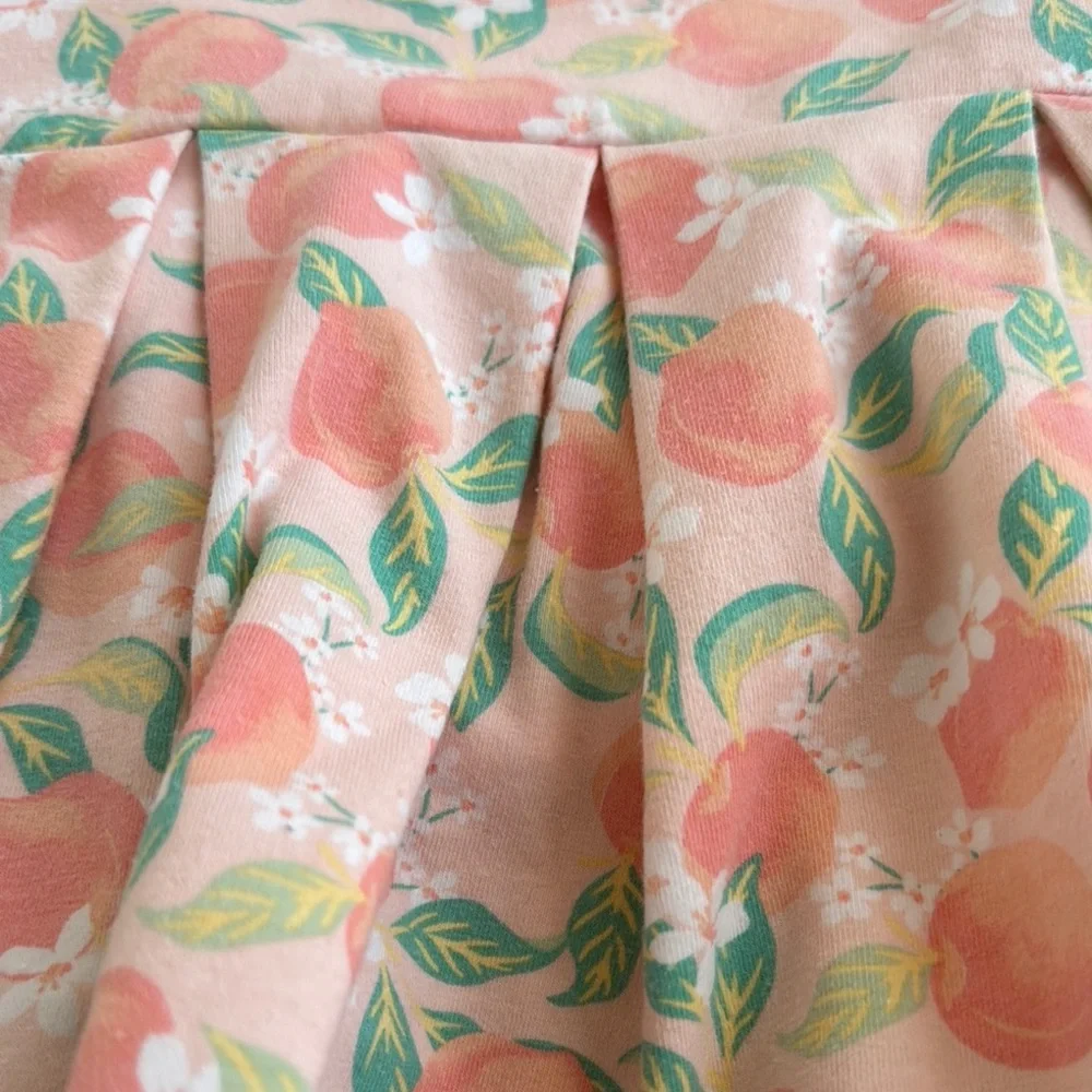 Tommy Bahama Peach Graphic Tee and Skirt Set size 5/6 - Picture 6 of 8